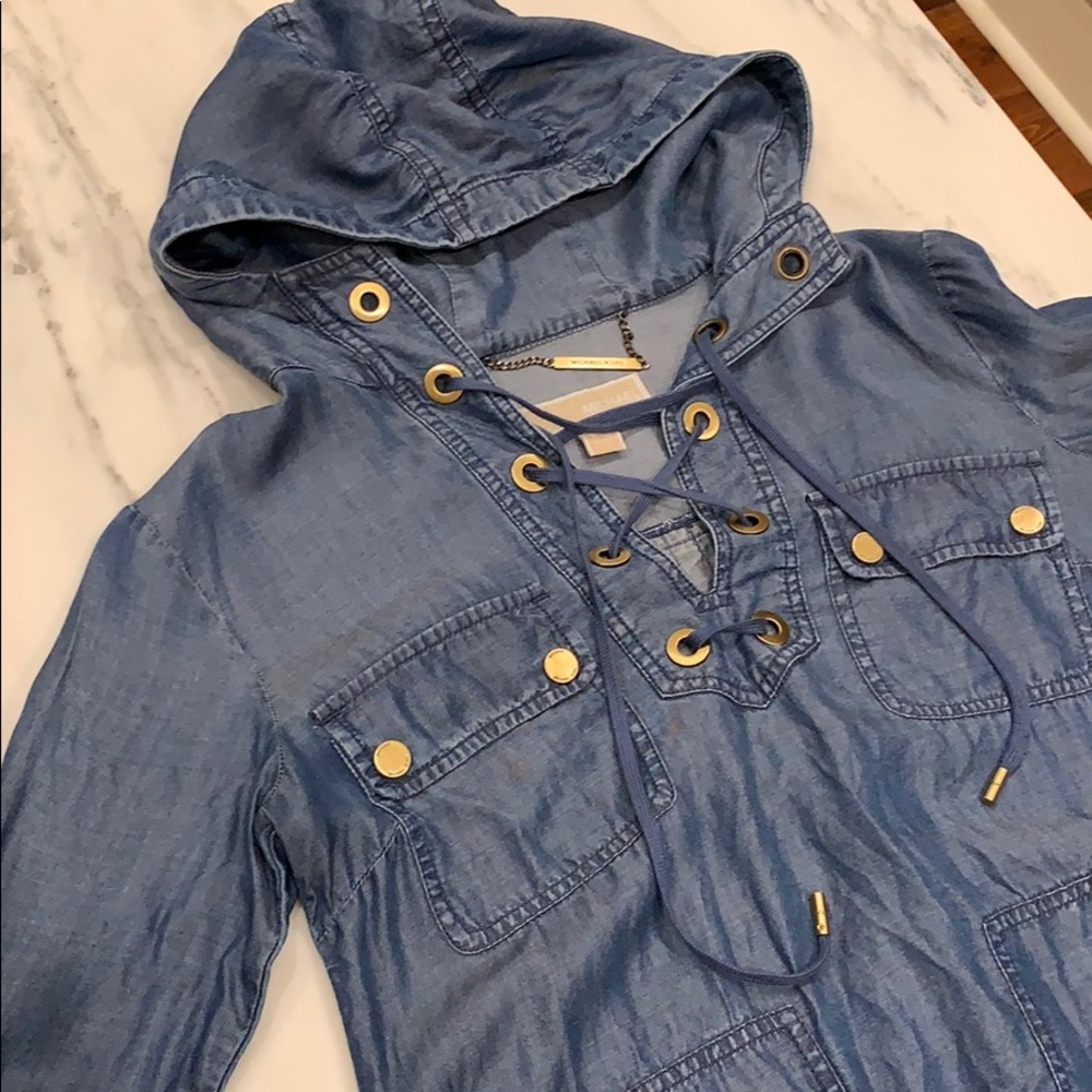 Michael Kors long sleeve hood